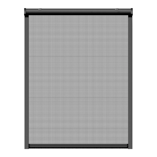 moustiquaire enroulable, anthracite, 100 x 160 cm