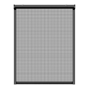 moustiquaire enroulable, anthracite, 100 x 160 cm