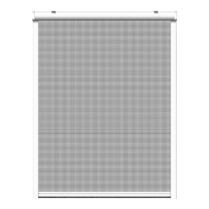 moustiquaire enroulable, blanche, 160 x 160 cm