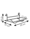 support pour essuie tout chrome monti - tescoma
