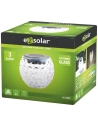lampe de table solaire led mã©tal et verre blanc chaud - vidis