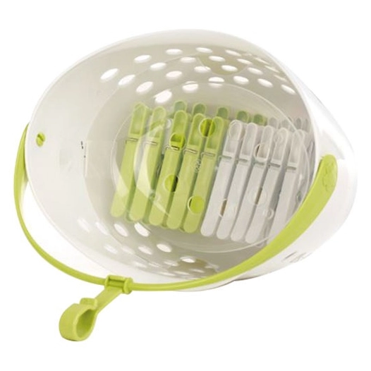 panier 20 pinces ã  linge ergonomiques - laguelle