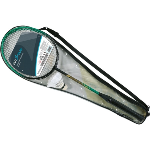 housse 2 raquettes badminton + volant - wdk groupe partner