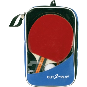 2 raquettes ping pong + balle - wdk groupe partner