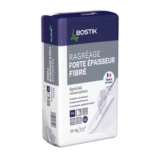 ragréage forte epaisseur fibré 25 kg ragréage forte epaisseur fibré 25 kg - bostik