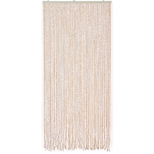 rideau de porte en feuillage samana blanc 90 x 200 cm rideau de porte en feuillage samana blanc 90 x 200 cm - morel
