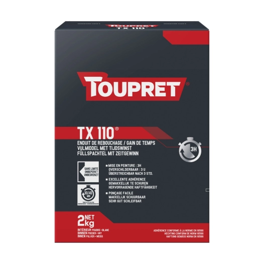 tx110 enduit de rebouchage gain de temps tx110 enduit de rebouchage gain de temps - toupret