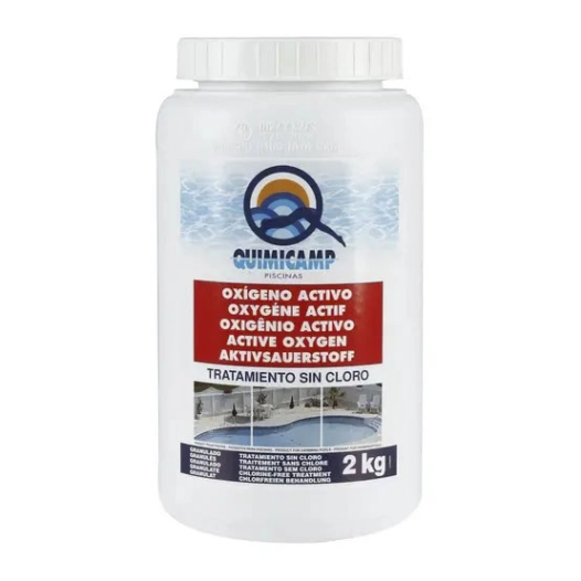 oxygène actif en poudre - traitement sans chlore 2 kg oxygène actif en poudre - traitement sans chlore 2 kg - quimicamp
