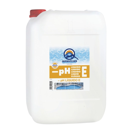 ph moins e liquide spécial pompes doseuses 20l ph moins e liquide spécial pompes doseuses 20l - quimicamp
