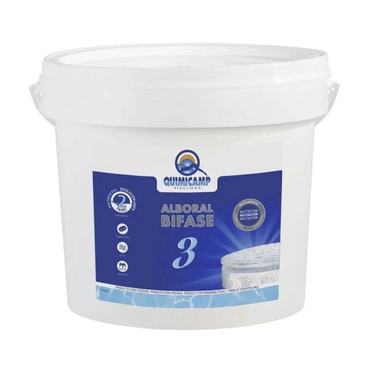 alboral biphase 3 sb - galets de 250 g de chlore 3 fonctions 5 kg alboral biphase 3 sb - galets de 250 g de chlore 3 fonctions 5