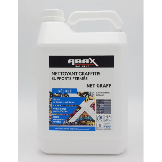 net graff - nettoyant graffitis 5l net graff - nettoyant graffitis 5l - dpe