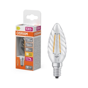 ampoule transparente led flamme torsadée e14 3.4w 470 lm blanc chaud ampoule transparente led flamme torsadée e14 3.4w 470 lm bl