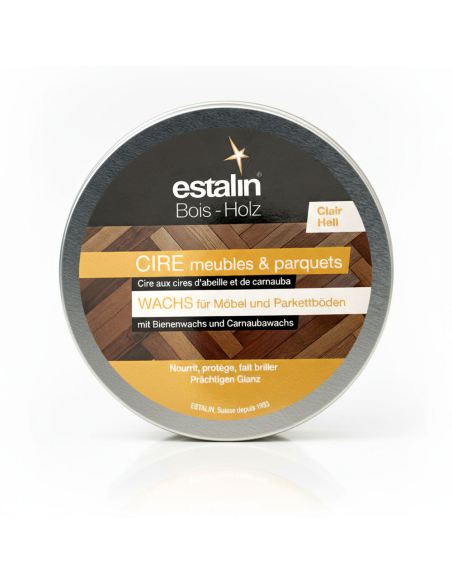 Cire Pâte Meubles Parquets Estalin 250ml Protection et brillance naturelle longue durée - Estalin