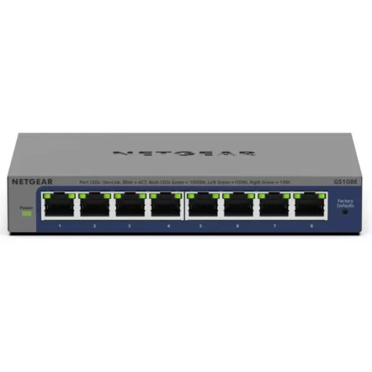 switch 8 ports.manageable. - netgear