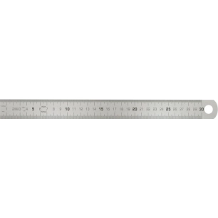reglet inox 50 cm
