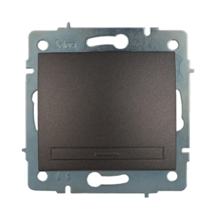 interrupteur de croisement encastré sans cadre 10 ax 250 v~ graphite