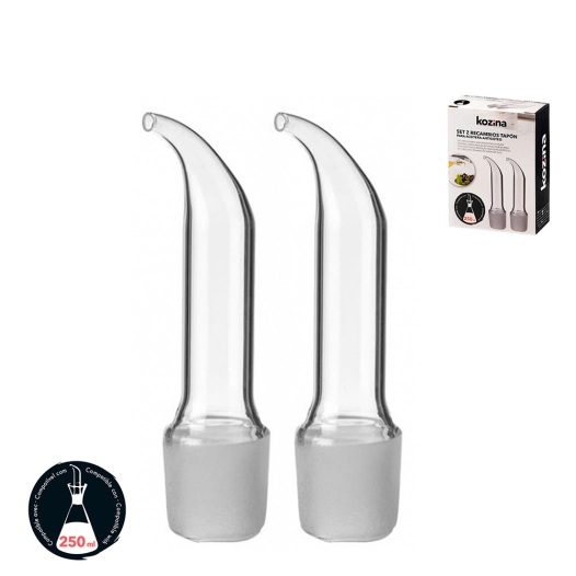 bouchon de rechange pour bidon d'huile anti-goutte de 250 ml, 2 unités