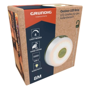 guirlande led rétractable, extérieur, 8 m