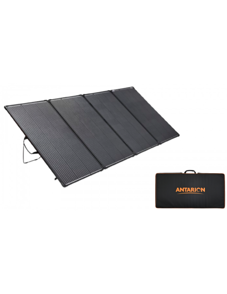 panneau solaire pliant 400w/ 4x100w antarion - antarion bleu