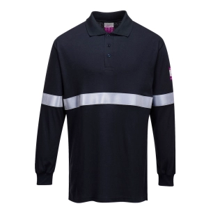 polo ml modaflame bande rétro - taille xxl - marine - portwest