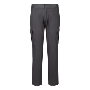 pantalon de travail slim stretch - taille 31 - gris métal - portwest