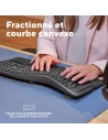 clavier sans fil keyra ergo.bluetooth. - trust