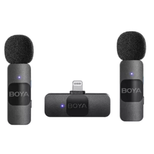 by-v2 v2 micro sans fil 2tx + 1rx light - boya