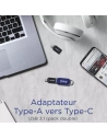 2 adaptateurs usb-a vers usb-c. - integral