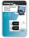 2 adaptateurs usb-a vers usb-c. - integral