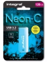 cle usb 128go.usb-c 3.2.bleu. - integral