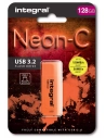cle usb 128go.usb-c 3.2.orange. - integral