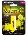 cle usb 128go.usb-c 3.2.jaune. - integral
