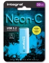 cle usb 32go.usb-c 3.2.bleu. - integral