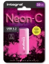 cle usb 32go.usb-c 3.2.rose. - integral