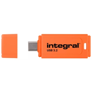 cle usb 64go.usb-c 3.2.orange. - integral