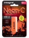 cle usb 64go.usb-c 3.2.orange. - integral
