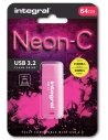 cle usb 64go.usb-c 3.2.rose. - integral