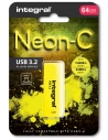 cle usb 64go.usb-c 3.2.jaune. - integral