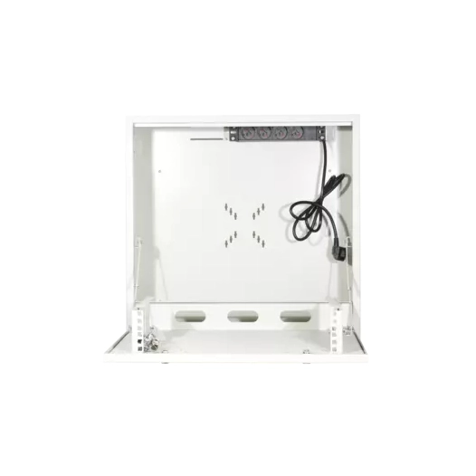 coffret mural nvr/switch.2u.gris. - elbac