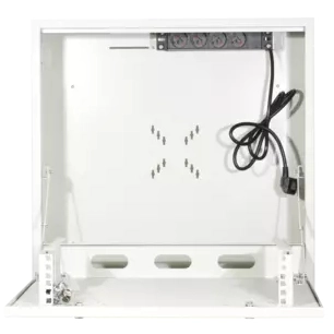 coffret mural nvr/switch.2u.gris. - elbac