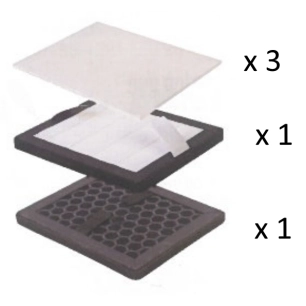 jeu de filtres de remplacement pour vtsfe