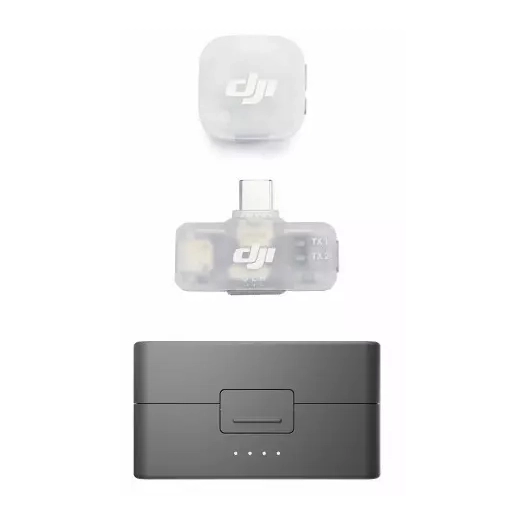 mic mini 2 1tx + 1rx mobile + charge - dji