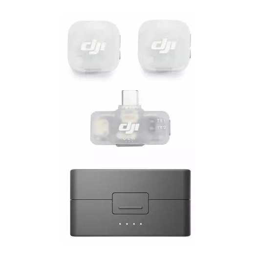 mic mini 2 - 2tx + 1rx mobile + charge - dji