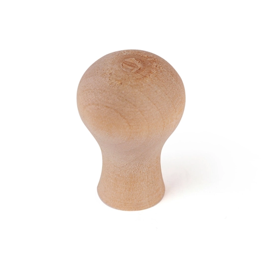 bouton de meuble, modèle 273, en hêtre brut, ø 20 mm
