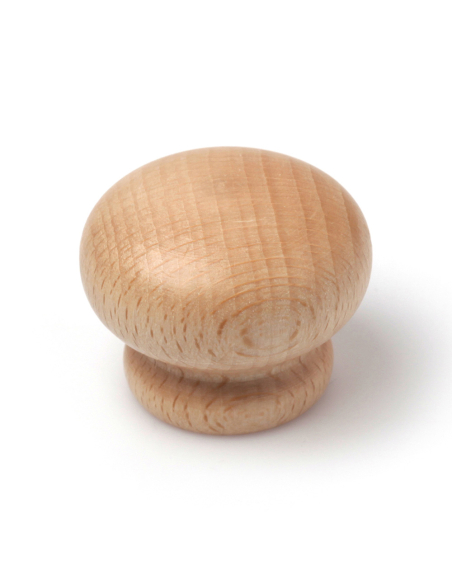 Bouton de meuble en hêtre Ø40mm Design naturel et prise en main confortable. - REI