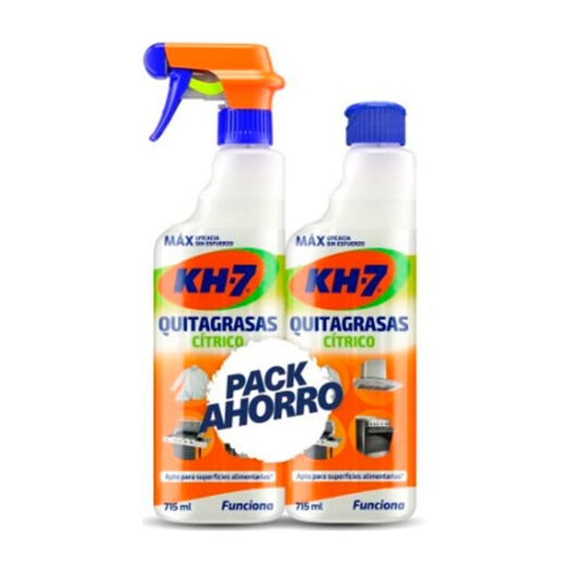 lot économique de dégraissant aux agrumes kh-7 715 ml + 715 ml