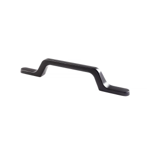poignée de meuble type anse, modèle. 515, en aluminium avec finition titane, 128 mm, blister 4 unités