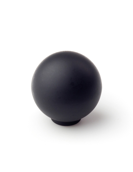 Bouton Meuble 308 Noir Mat Design minimaliste en ABS noir mat - REI