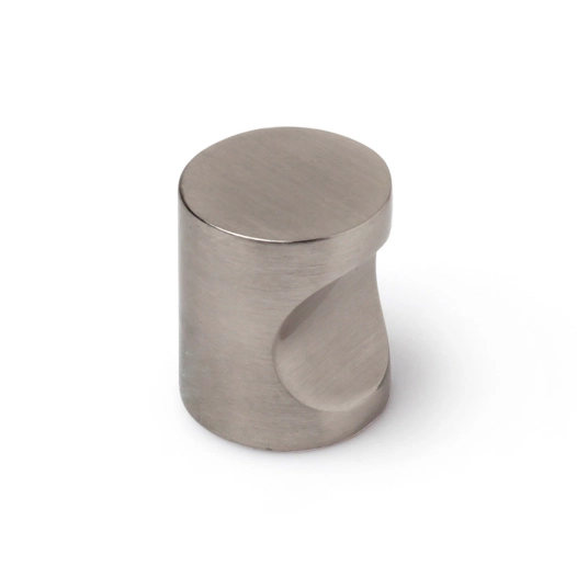 bouton de meuble, modèle 718, en zamak finition nickel satiné, ø 18 mm