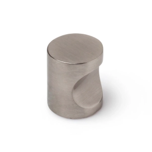 bouton de meuble, modèle 718, en zamak finition nickel satiné, ø 18 mm